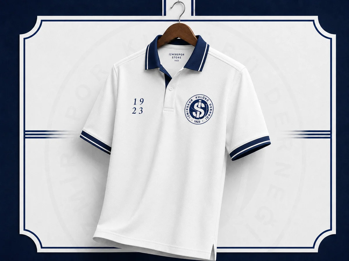 1923 Polo Yaka Beyaz