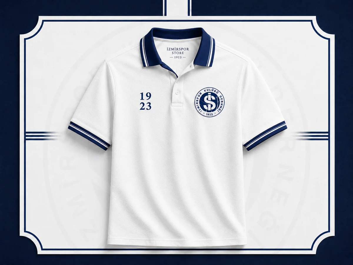 1923 Polo Yaka Beyaz