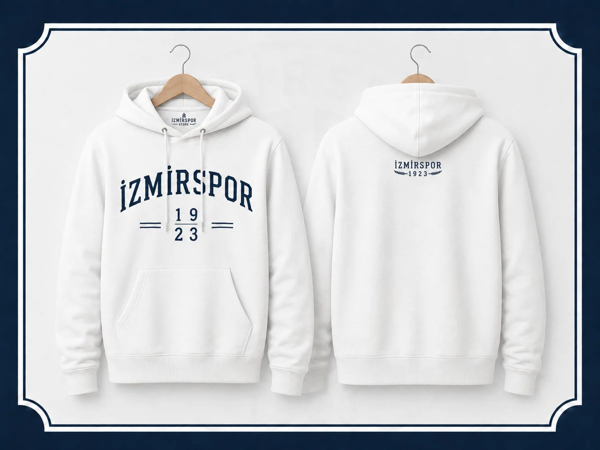 1923 Hoodie Beyaz
