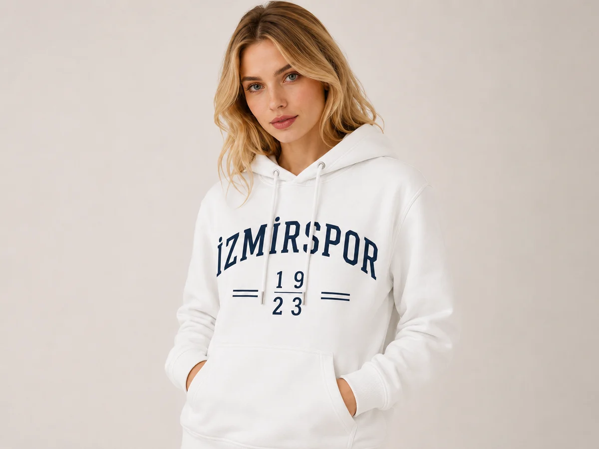 1923 Hoodie Beyaz
