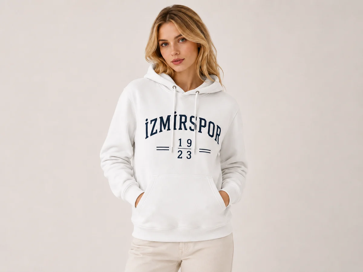 1923 Hoodie Beyaz